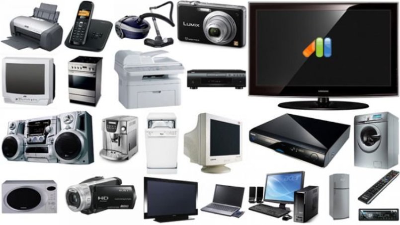 Разнообразие электроники и бытовой техники